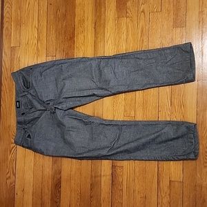 Hudson Blake Slim "jeans" in a grey, salt and pepper finish, size 33